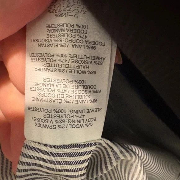 Black J. Crew Women’s School Boy Blazer, Wool Size 4 - Picture 5 of 7